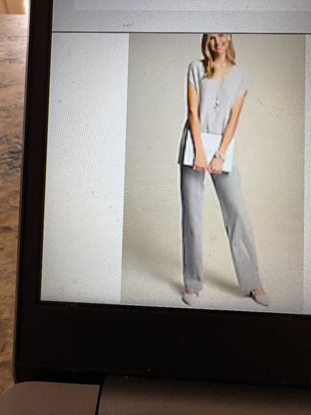 NWOT J. Jill Wearever Polished Knit Wide Leg Trousers size L